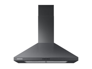 30" Wall Mount Hood in Black Stainless Steel