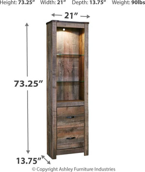  while the metal banding with nailhead accents infuses a touch of industrial cool. Ultra clean lines ensure