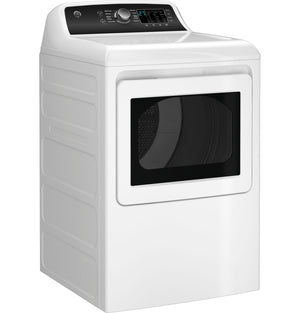 GE® 7.4 cu. ft. Capacity Electric Dryer with Up To 120 ft. Venting and Sensor Dry