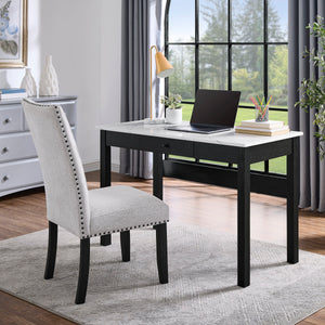  designed to bring both style and functionality to your home or office. Featuring a stunning faux-marble top