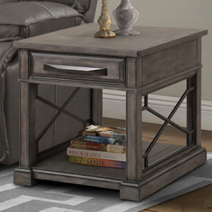 Sundance - Cocktail Table With 2 End Tables - Smokey Gray