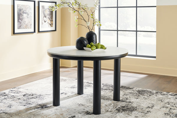  while a replicated white marble top completes the casual lifestyle design. What a delicious choice for a dining room update.<br><br><b>Addit