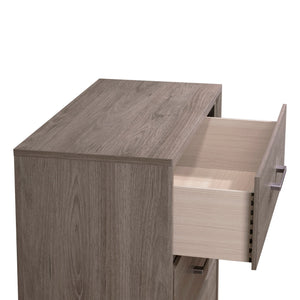 River - Queen 5 Piece Bedroom Set - Light Brown