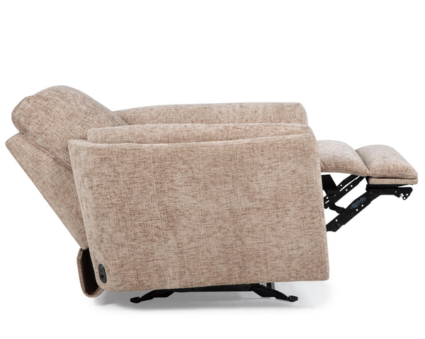 Morehead - Power Glider Recliner (Set of 2) - Biscotti