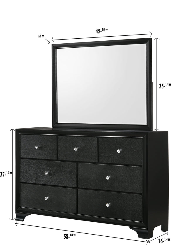 Micah - Twin 4 Piece Bedroom Set - Black