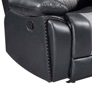 Nikko - Glider Recliner - Black / Gray