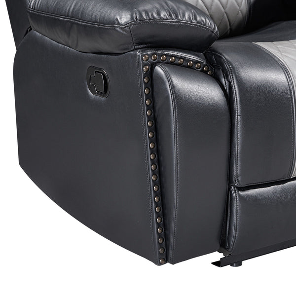 Nikko - Glider Recliner - Black / Gray
