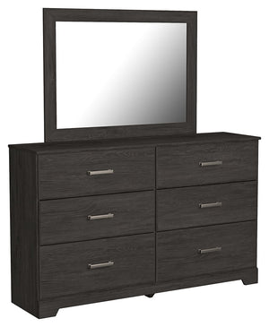 Belachime - Black - 7 Pc. - Dresser
