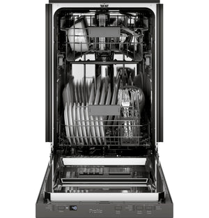 GE Profile™ ENERGY STAR® 18" ADA Compliant Stainless Steel Interior Dishwasher with Sanitize Cycle