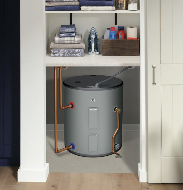 GE® 26 Gallon Side Port Lowboy Electric Water Heater