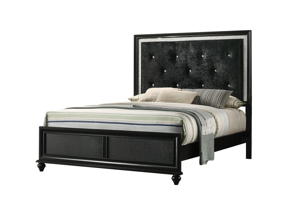 Lila - Cama Matrimonial - Negro