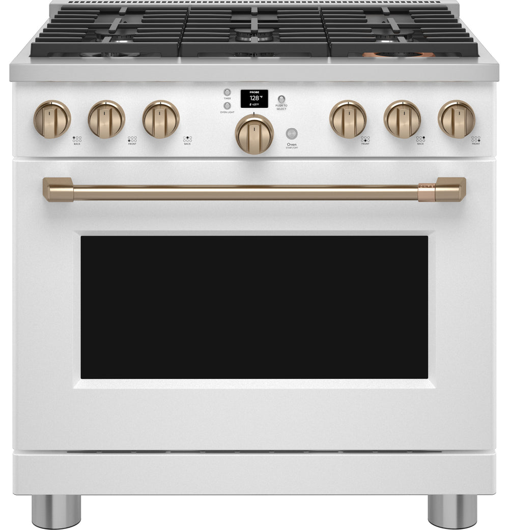 Café™ 36" Smart All-Gas Commercial-Style Range with 6 Burners (Natural Gas)