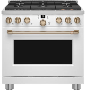 Café™ 36" Smart All-Gas Commercial-Style Range with 6 Burners (Natural Gas)
