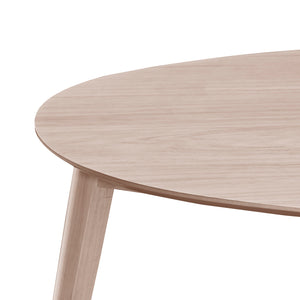 Oscar - Corner Table & 2 Chairs - White Ash
