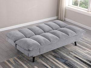 Laredo - Upholstered Tufted Convertible Sofa Bed - Gray