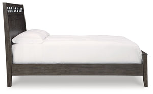 Montillan - Grayish Brown - California King Panel Bed