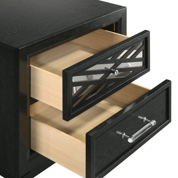 Obsidian - Nightstand - Black