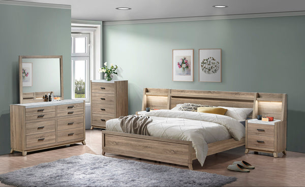 Tilston - Dresser & Mirror - Natural