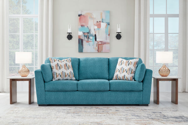 Keerwick - Teal - Queen Sofa Sleeper