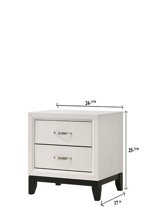 Akerson - California King 4 Piece Bedroom Set - White