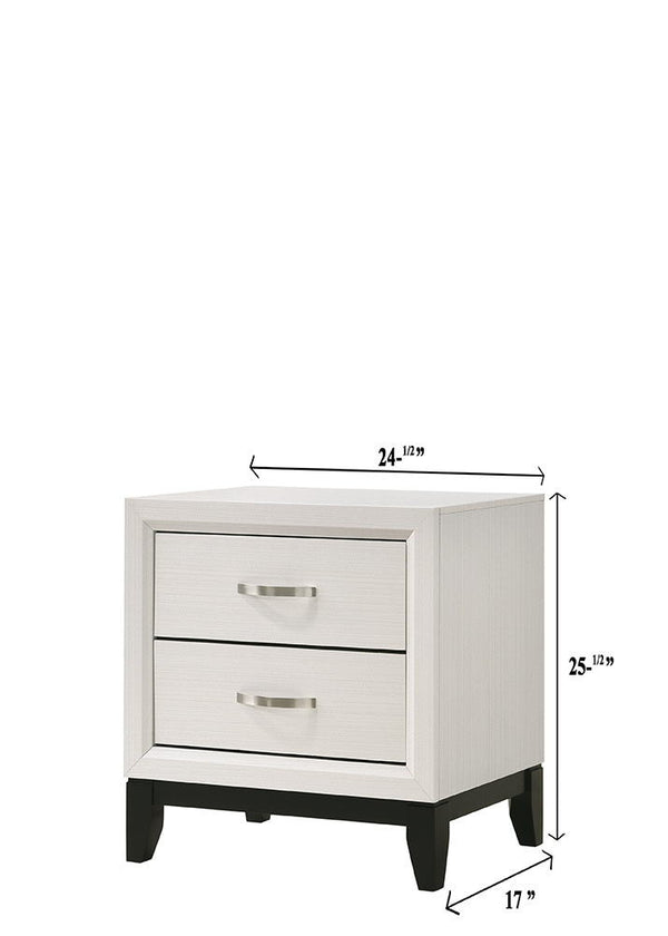 Akerson - California King 4 Piece Bedroom Set - White