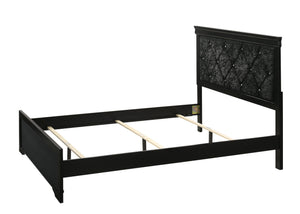 Amalia - King 4 Piece Bedroom Set - Black