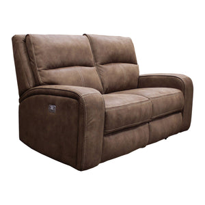 Polaris - Power Reclining Sofa And Loveseat - Kahlua