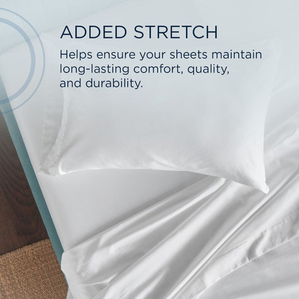 Linens - Tempur Classic Cotton Sheet Set - White - King