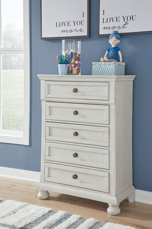 Robbinsdale - Antique White - 10 Pc. - Dresser