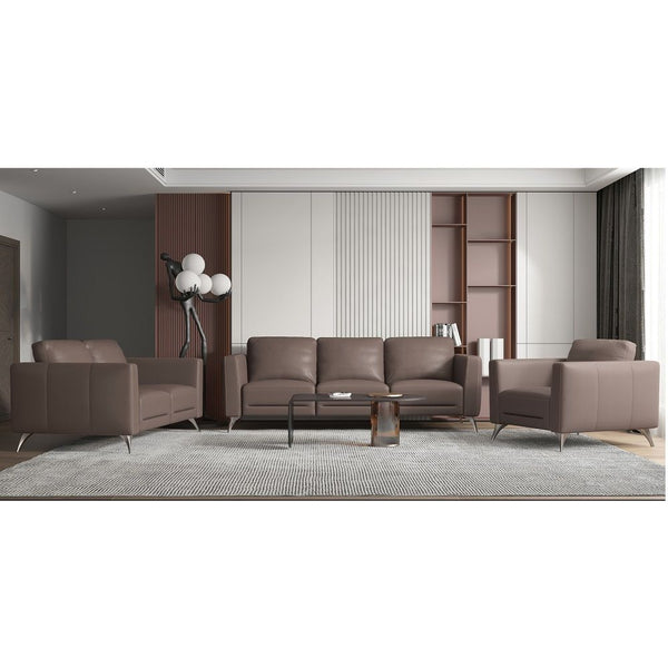 Malaga - Loveseat - Taupe Leather