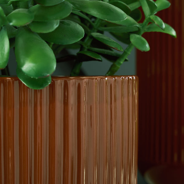 Avalyah - Burnt Umber - Vase (Set of 2) - 8"