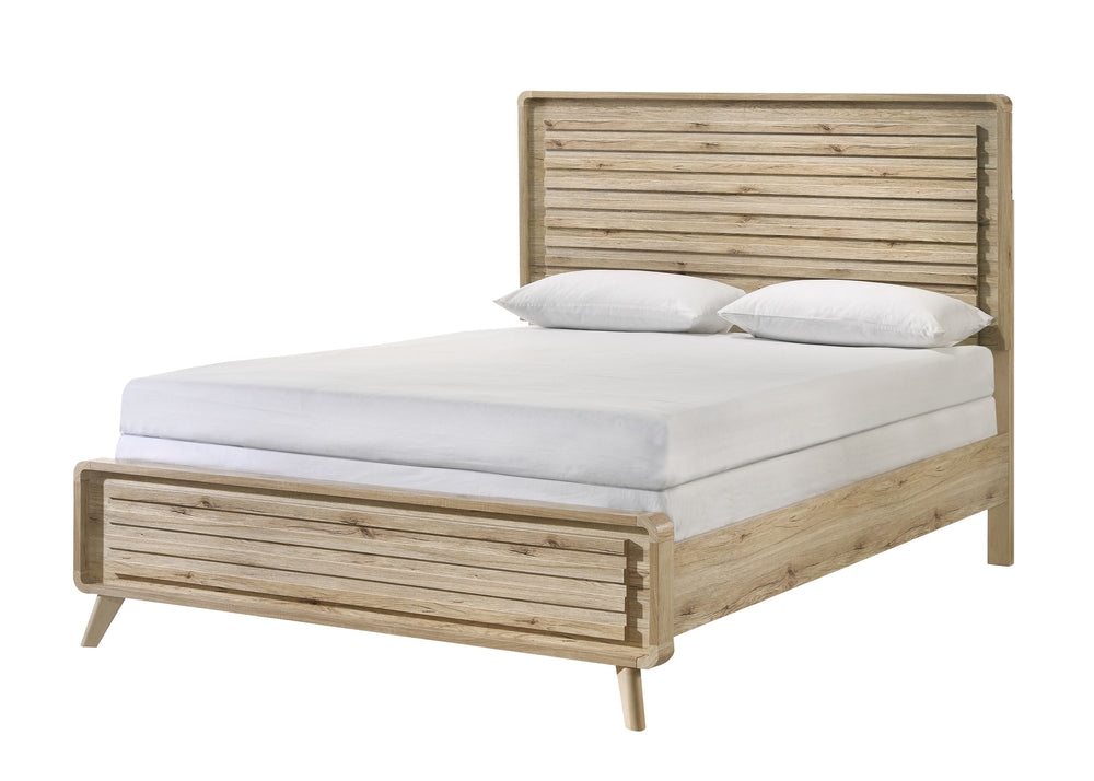 Dawson - Queen Bed - Light Brown<h4><b>Dawson - Queen Headboard/Footboard - Light Brown</b></h4> <table width="100%"><colgroup><col style="width: 30%"> <col style="width: 70%"> </colgroup> <tbody> <tr> <td>Dimensions</td> <td> 62.40"L x 86.61"D x 53.00"H<
