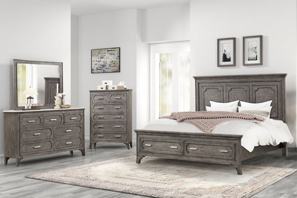  this set promises enduring strength and durability. Its multi-step gray finish enhanc