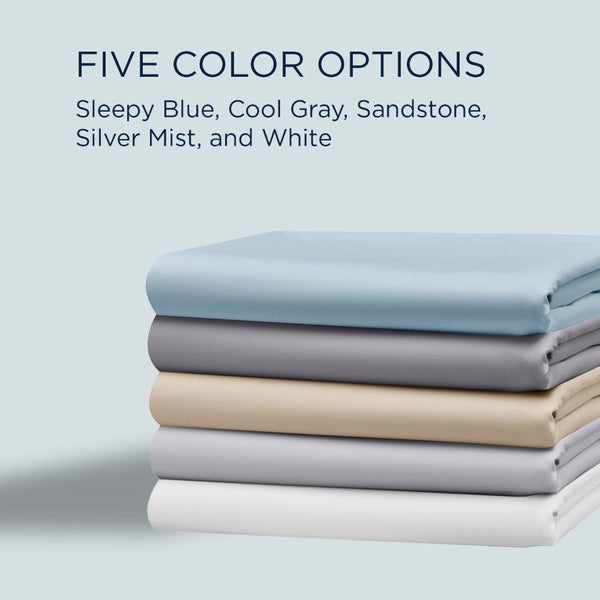 Linens - Tempur Luxe Egyptian Cotton Sheet Set - Silver Mist - King