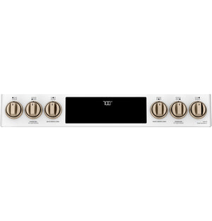 Café™ 30" Smart Slide-In, Front-Control, Gas Range with Convection Oven