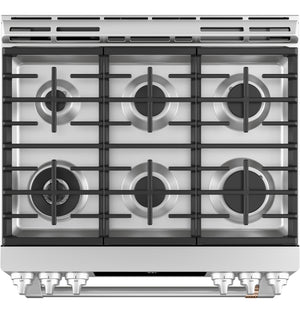 Café™ 30" Smart Slide-In, Front-Control, Gas Range with Convection Oven