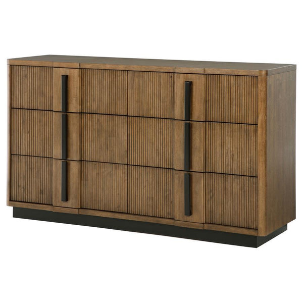 Terrace - 6-Drawer Dresser Cabinet - Ash Brown