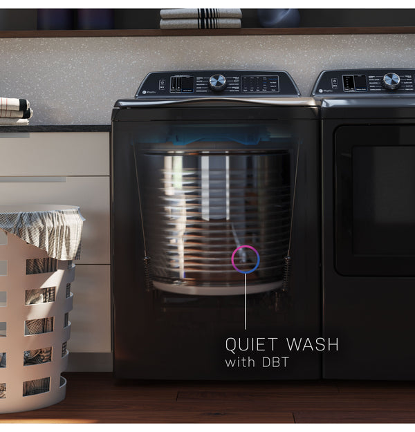 GE Profile 5.3 cu. ft. High-Efficiency Smart Top Load Washer in Sapphire Blue