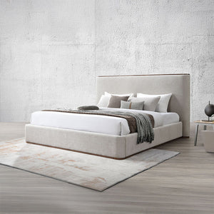 Orane - Queen Bed - Gray Fabric