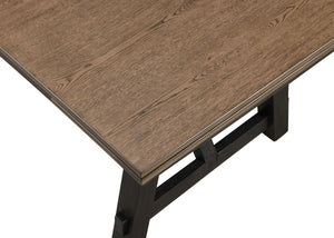 Maribelle - Dining Table - Wheat / Charcoal