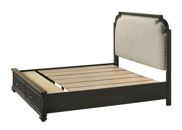 Hamilton - Queen Storage Bed - Black