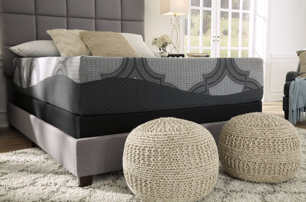1100 Series - Gray - 2 Pc. - King Mattress, Foundation