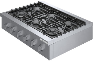 800 Series, Gas Rangetop, 36'', Stainless steel