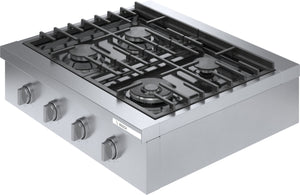 800 Series, Gas Rangetop, 30'', Stainless steel