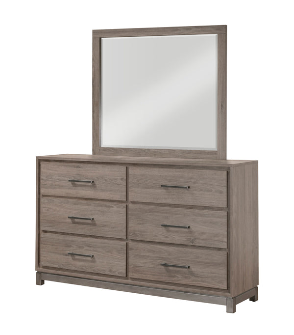 River - King 5 Piece Bedroom Set - Light Brown