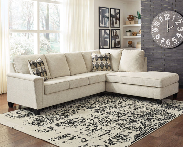 If youâ€™re looking to lighten the mood, youâ€™re sure to find this budget-conscious sectional sleeper beautifully fits the bill. Covered in a creme chenille upholstery loaded with plush texture, this less-is-more contemporary sectional is dressed to impr