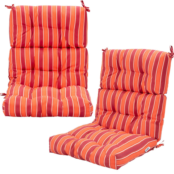 Superior sponge offers comfortable and soft sitting experience for you <br>Woven suede bedford cord provides smooth feeling and extra comfort <br>Convenient for you to suit different furniture with three-fold design <br>High quality string ties are not ea