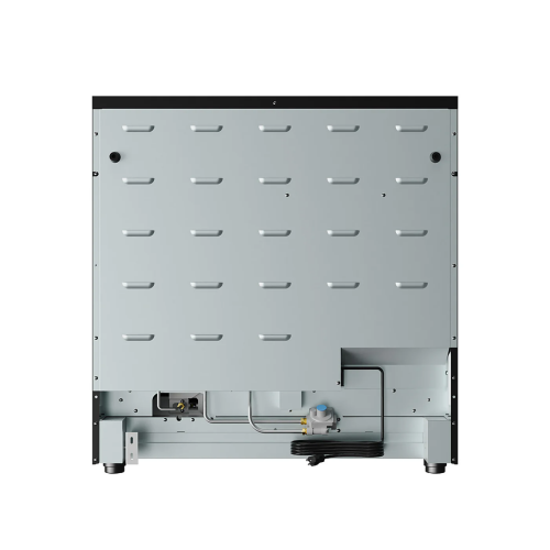 36-Inch Gas Range in Matte Black - Contemporary Professional