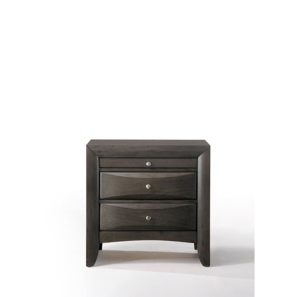 2 Drw & 1 Tray Drawer: GLIDE Center Metal, DOVETAIL English Front & Back, FELT-LINED NOT Included (Inside Drawer Unfinished), Hardware: Single Pull Knob Construction: Top Okume Veneer w/Chipboard, Frame w/Wood (Rbw), Drawer Box and Pack Panel w/MDF<br/><b