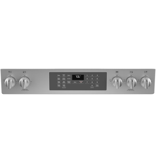 GE® 30" Slide-In Front-Control Convection Gas Range with No Preheat Air Fry
